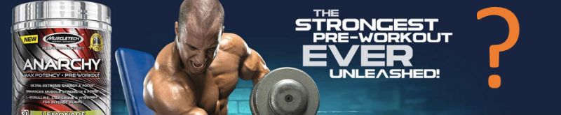 Muscletech Anarchy Pre Workout Review