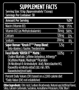 VMI Krush It Label