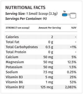 Metabolic Nutrition ESP label