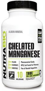 NutraBio : Chelated Manganese