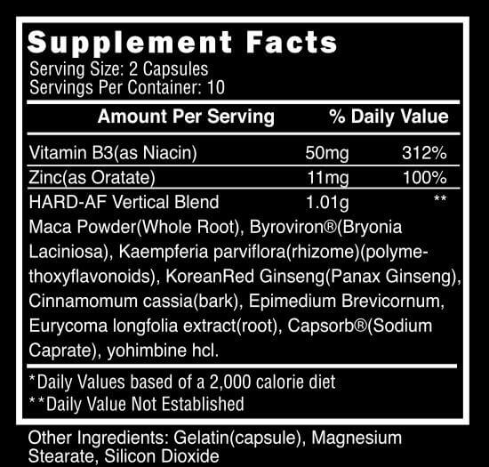 HARD-AF Label