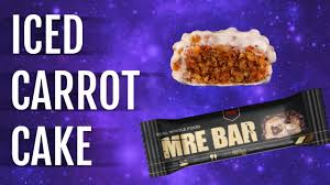 MRE Bars Iced Carrot cake
