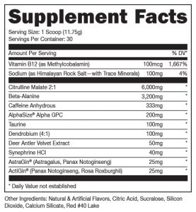 Woke AF Pre Workout Label Woke AF Pre Workout Label
