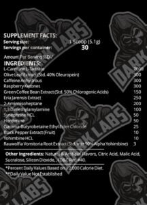 Herolean Fat Burner Review - Label
