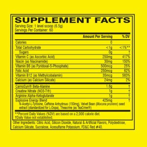 C4 Pre Workout Ingredients