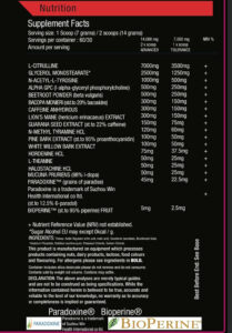 Alpha Neon Darkside Onslaught Ingredients