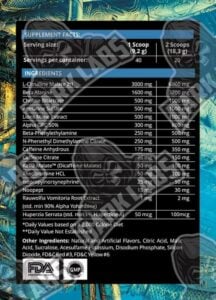 Dark Labs Crack Reloaded Ingredients