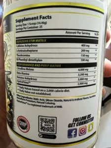hybrid pre workout ingredients