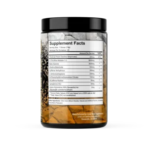Deliverance Pre Workout Ingredients
