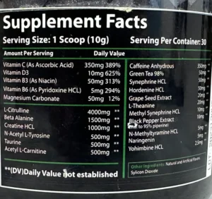 KJ Labs Smash AMF Ingredient