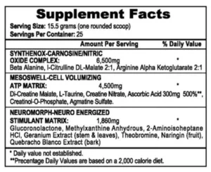 aps mesomorph supplement facts