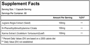 Vyb3d Supplement Facts