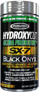 MuscleTech : Hydroxycut Ultra Probiotic+ SX-7 Black Onyx