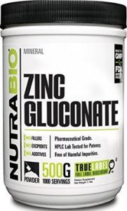 NutraBio : Zinc Gluconate